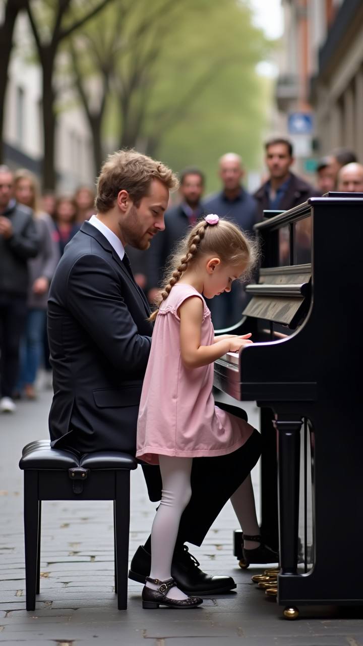 3-Year-Old Girl Stuns Crowd with Unbelievable Street Performance of “My Heart Will Go On”