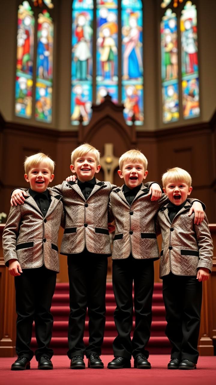 Young Boys’ Church Performance Take Hilarious Turn, Delights Viewers Worldwide