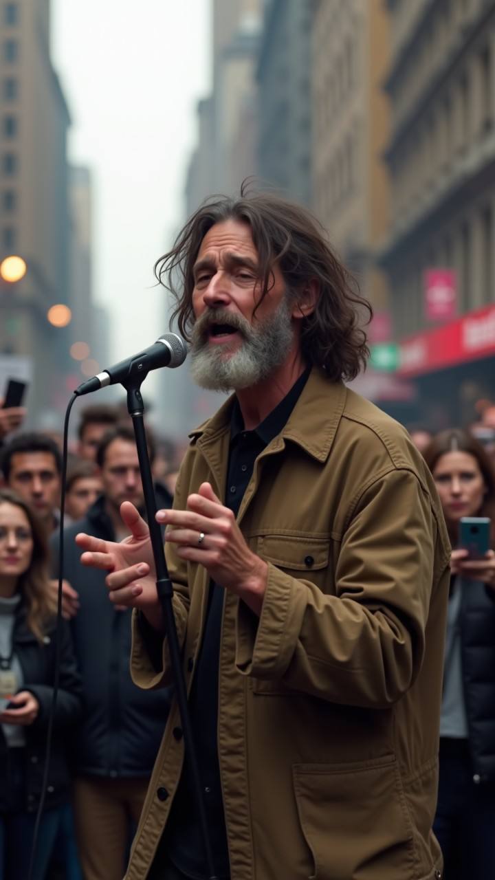 Homeless Man’s Powerful Street Performance Leaves Crowd in Awe