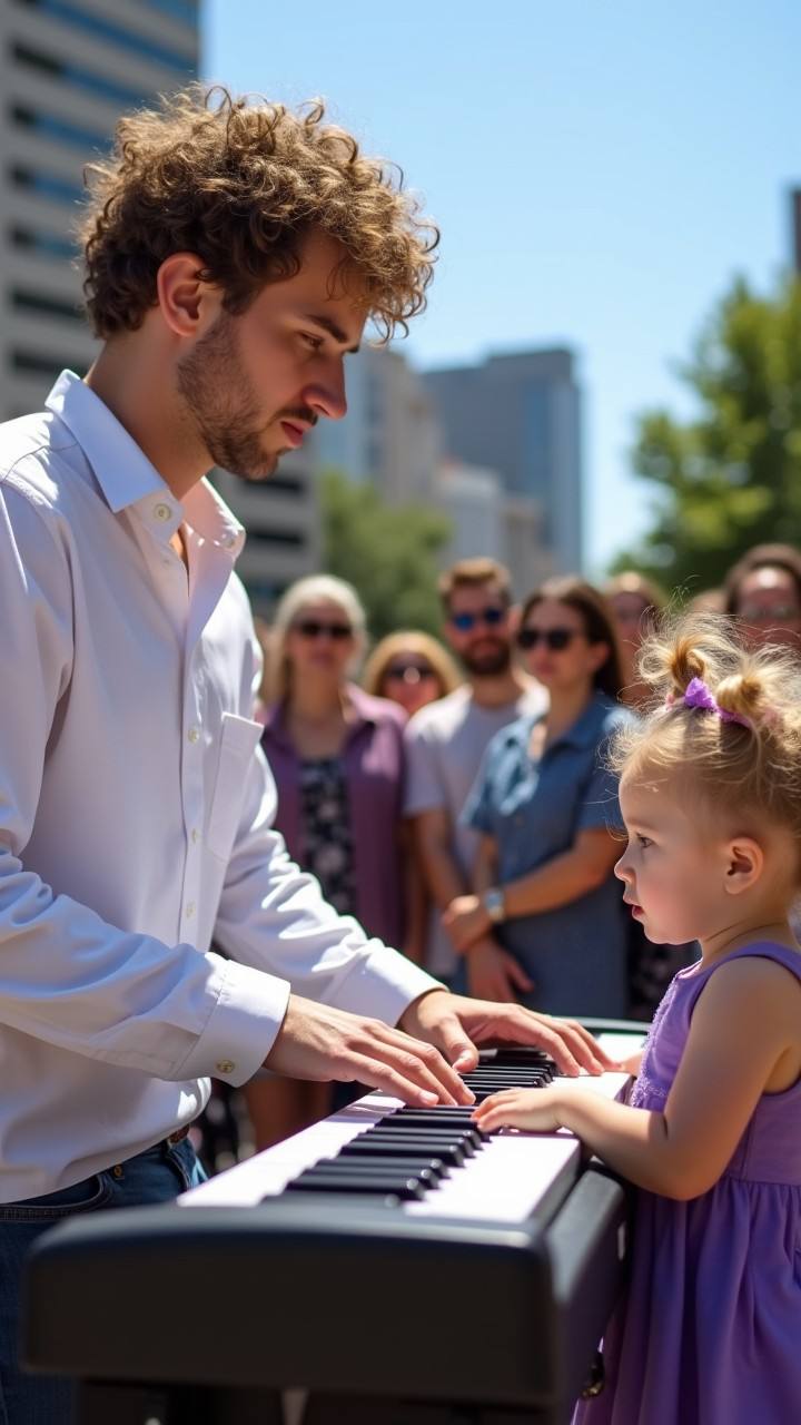 3-Year-Old Girl Stuns Crowd with Unbelievable Street Performance of “My Heart Will Go On”