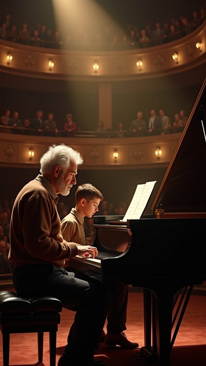 Heartwarming Grandfather and Grandson Performance Leaves Audience in Awee
