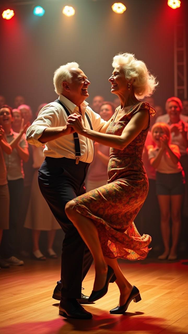 Senior Couple’s Energetic Dance Performance Leaves Audience Stunned and Inspired