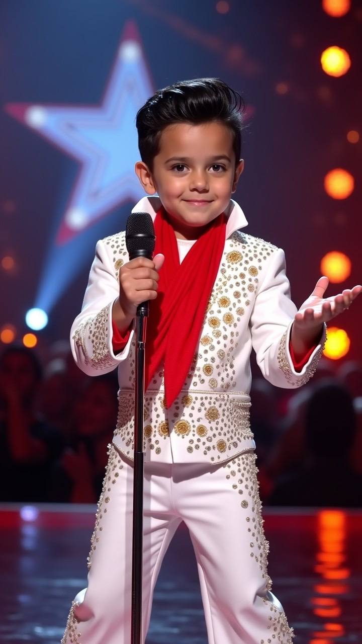 8-Year-Old Channels Elvis Presley in Viral Performance That Stuns Judges and Viewers