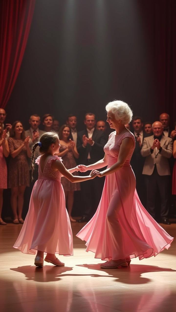 Grandmother-Granddaughter Dance Duo Captivates the Internet with Joyful Performance